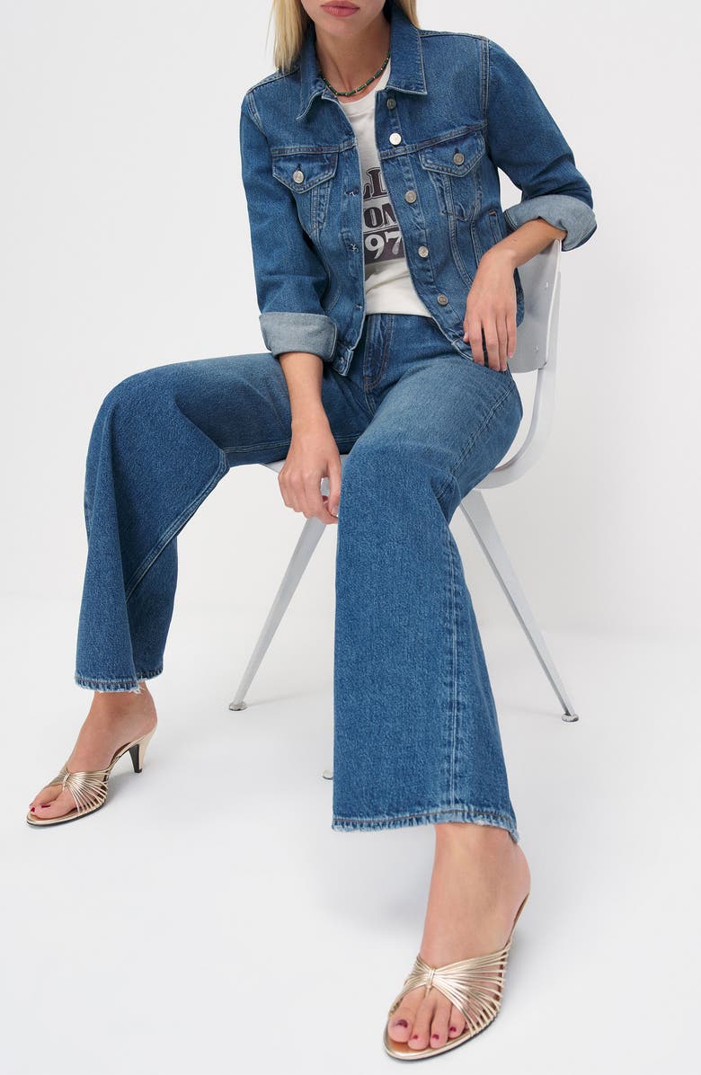 Reformation Woodlyn Sandal, Alternate, color, Gold