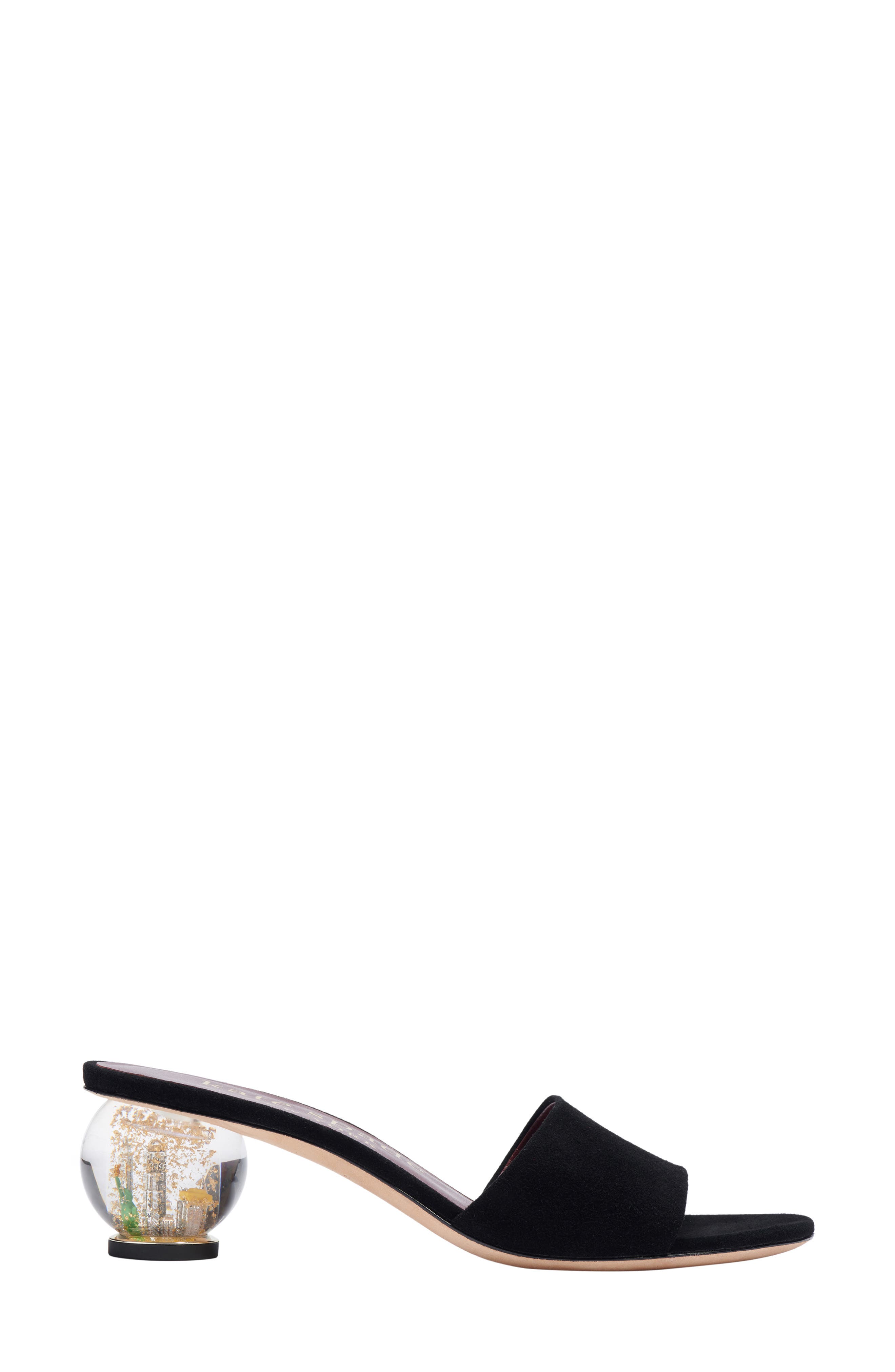 Kate Spade New York polished sandal, Alternate, color, Black