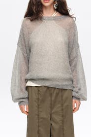 Bimba y Lola Mohair boat neck sweater