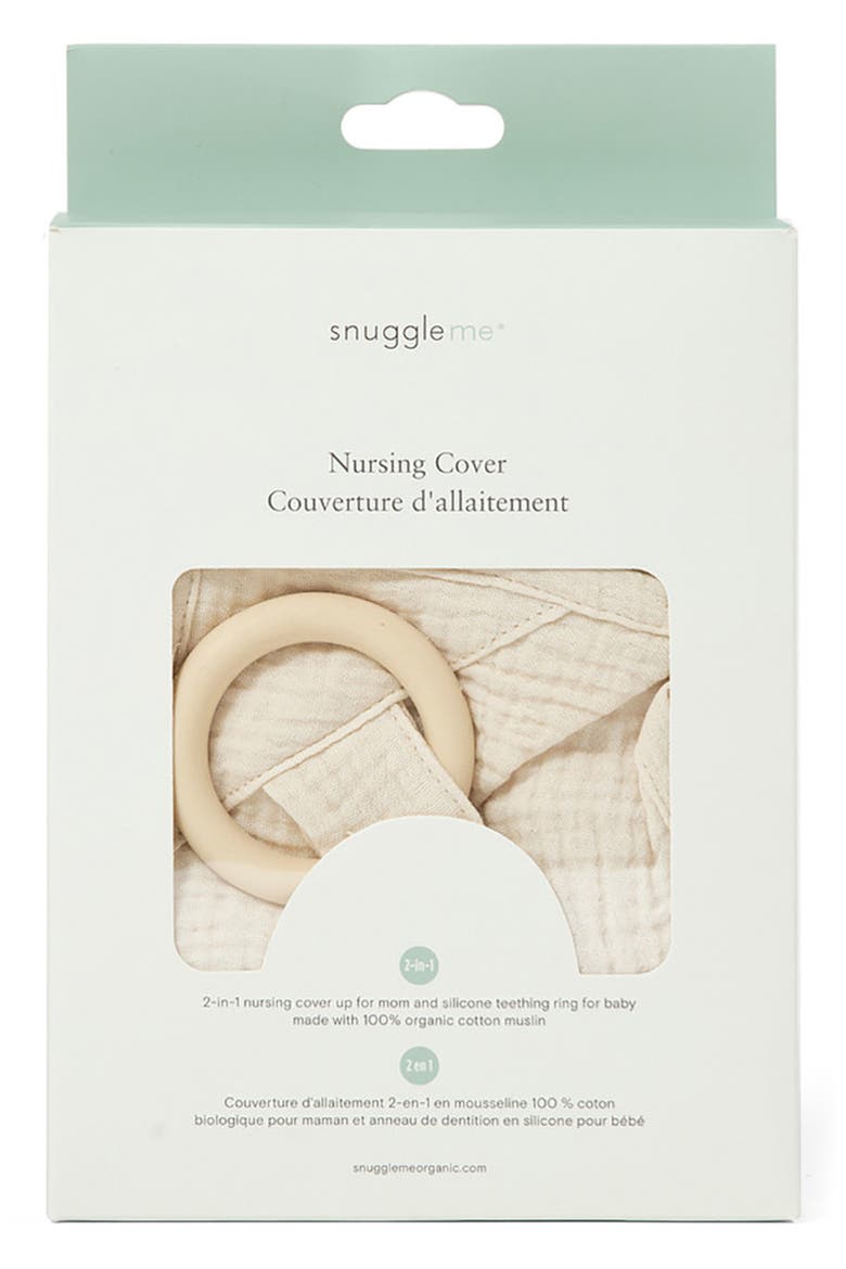 Organic Cotton Nursing Cover, Main, color, NATURAL