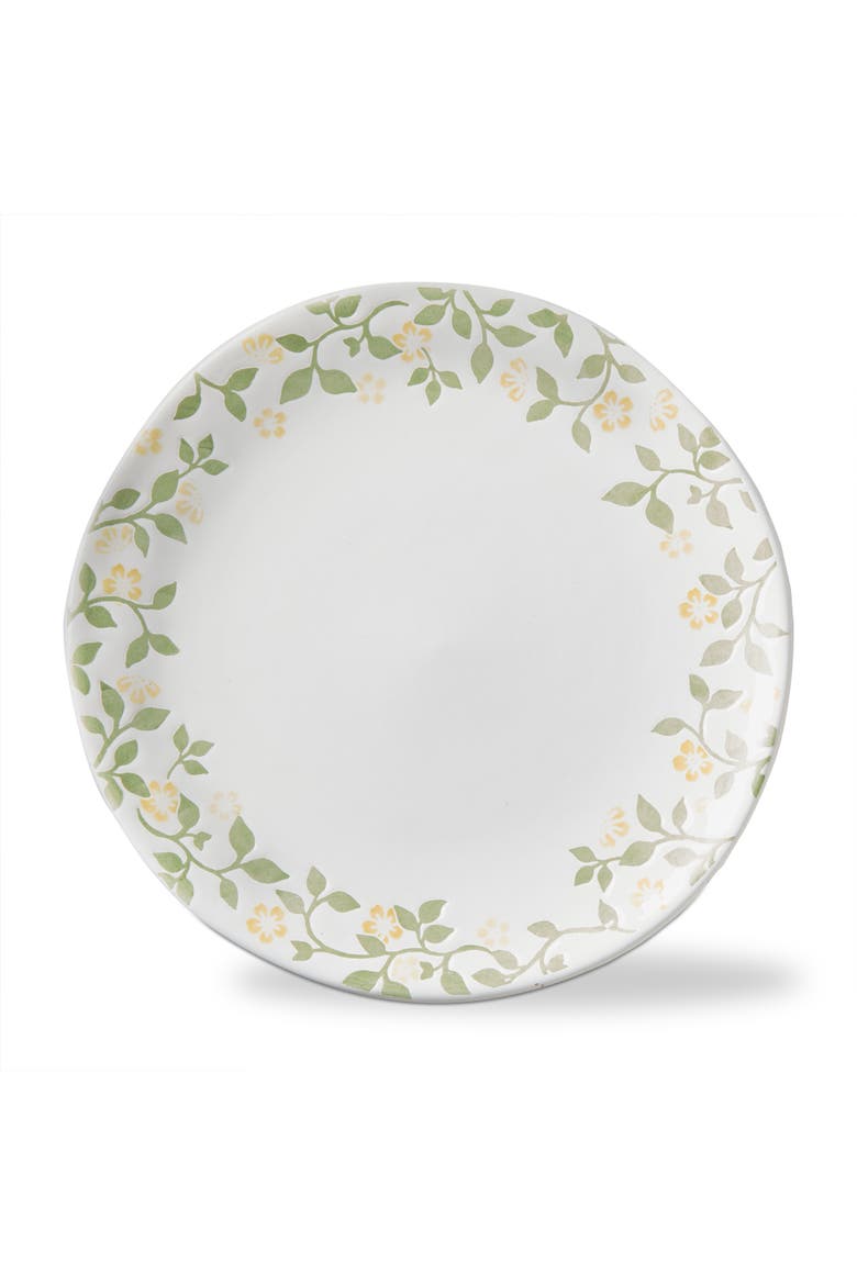 Cozy Cocoon Stoneware Appetizer Plate Multi 8 x 7.87 x 0.67 in, Main, color, White