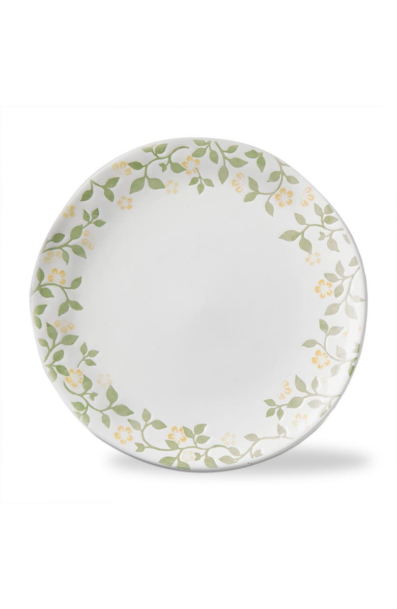 tag Cozy Cocoon Stoneware Appetizer Plate Multi 8 x 7.87 x 0.67 in, Main, color, White