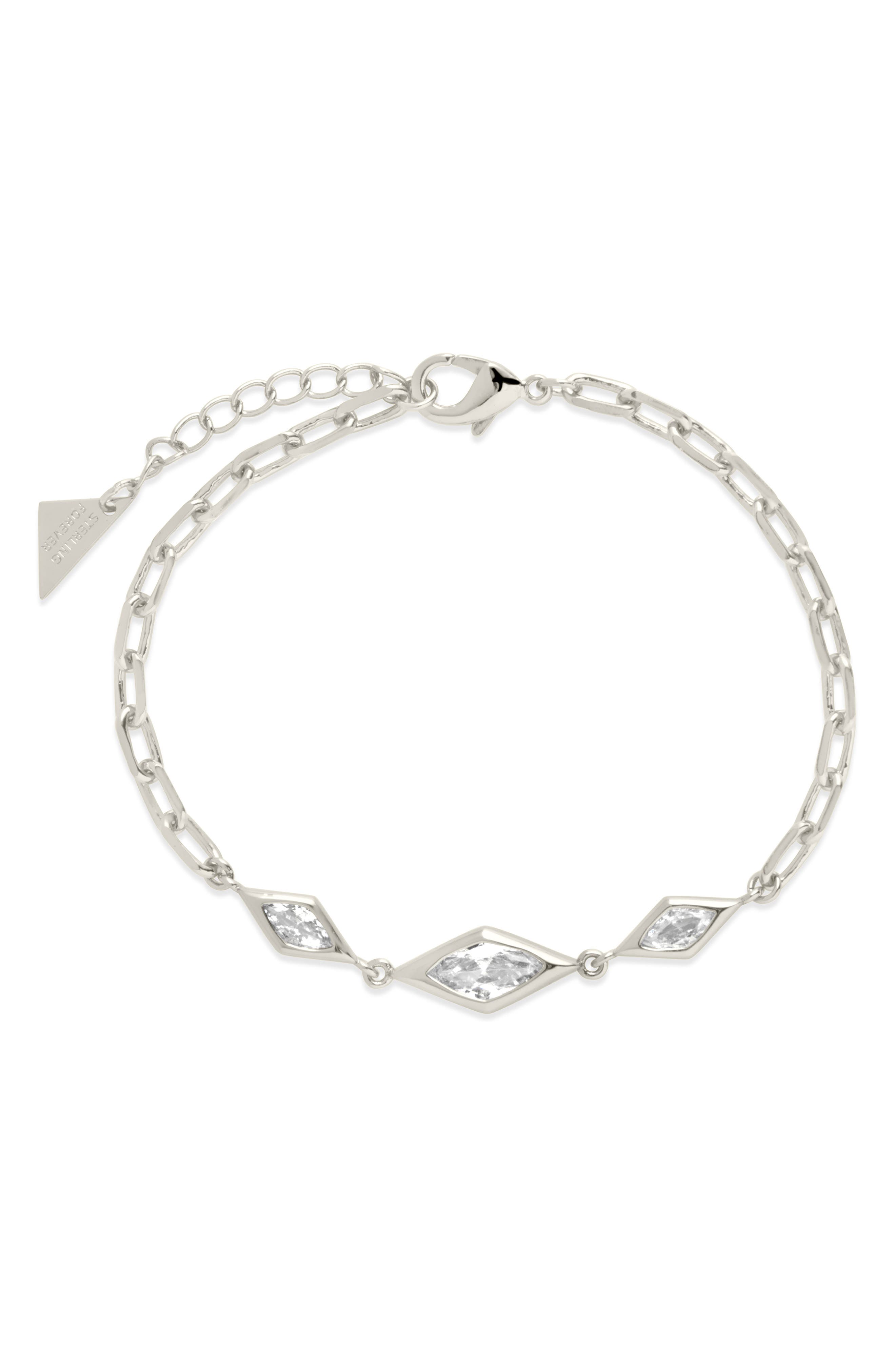 Sterling Forever Lissie Chain Bracelet