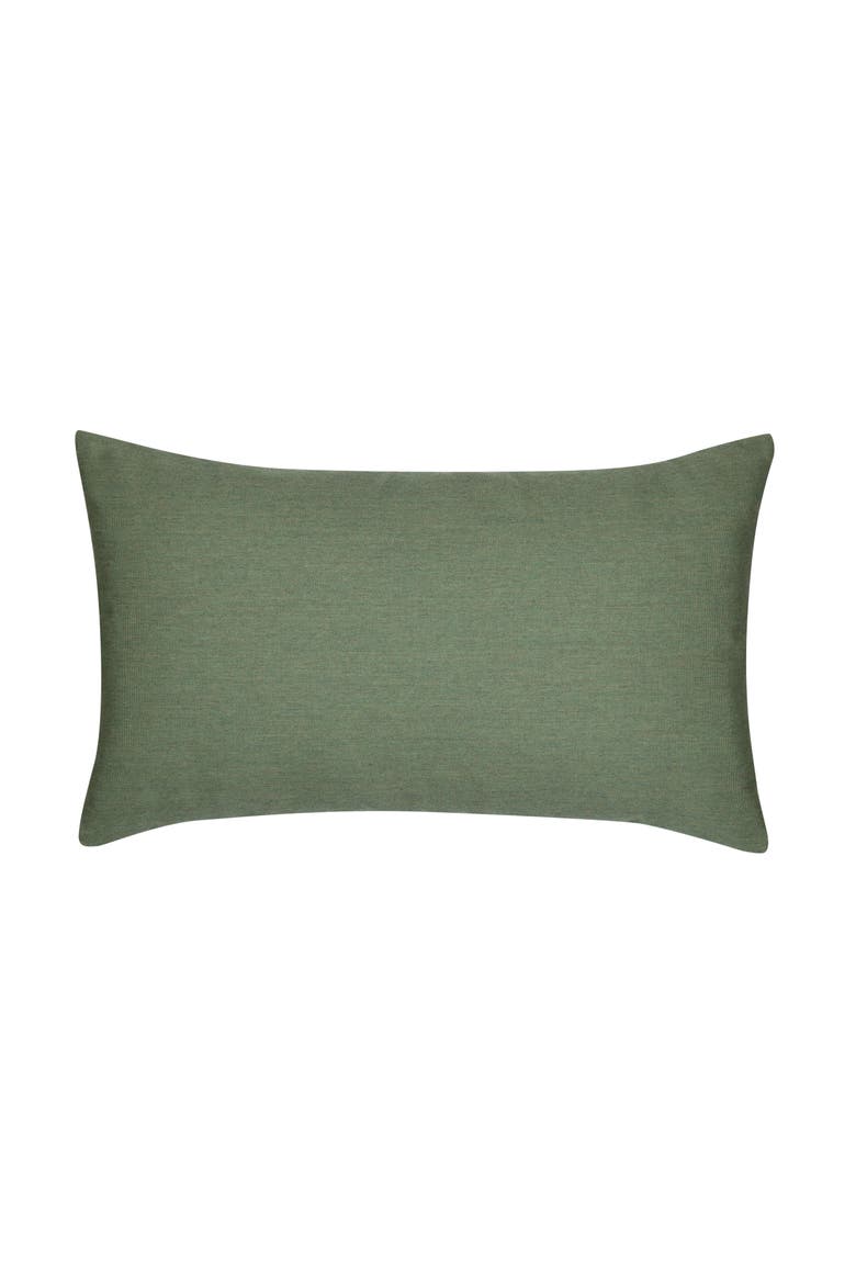 Basketweave Hand Woven Indoor & Outdoor Accent Pillow, Alternate, color, Fern