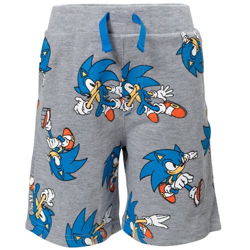 Sega Sonic The Hedgehog T-shirt & French Terry Shorts Set In Blue