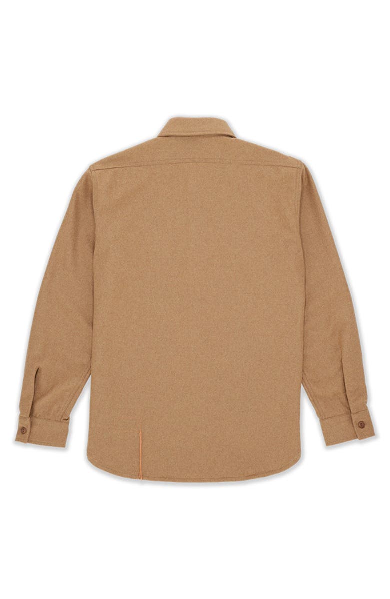 Fortela CPO Flannel Wool Overshirt, Alternate, color, 