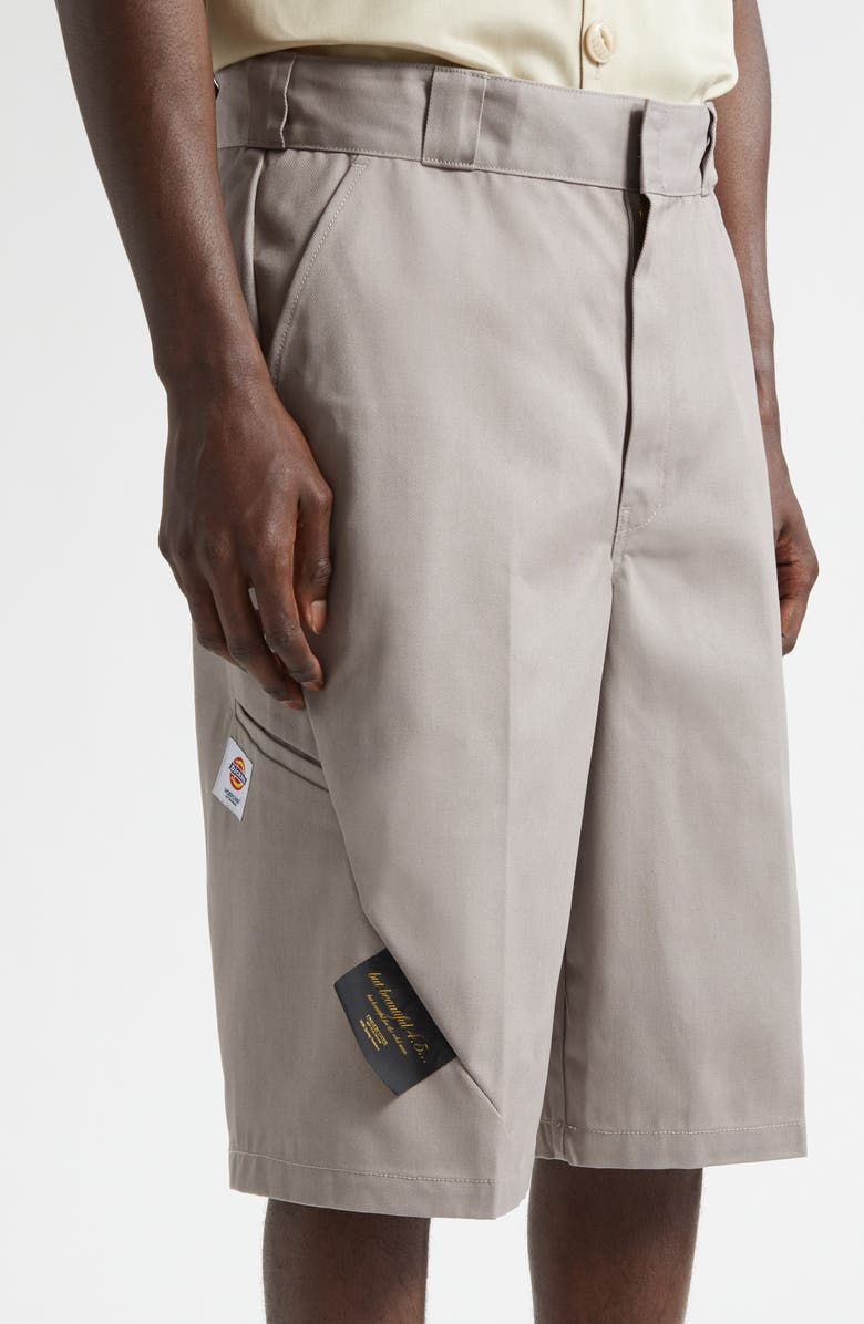Undercover x Dickies Twill Work Shorts, Alternate, color, Light Gray