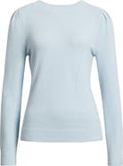 Caslon® Pointelle Detail Crewneck Sweater