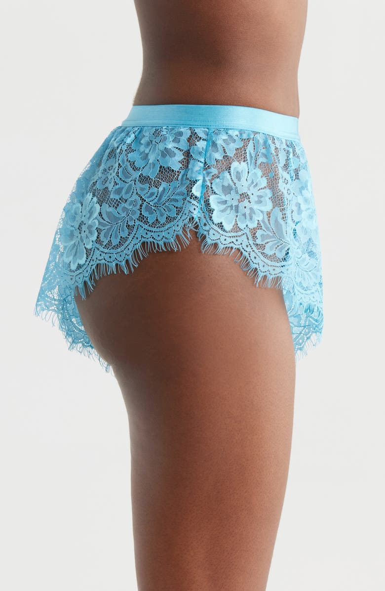 KILO BRAVA Embroidered Lace Tap Boyshorts, Alternate, color, Blue