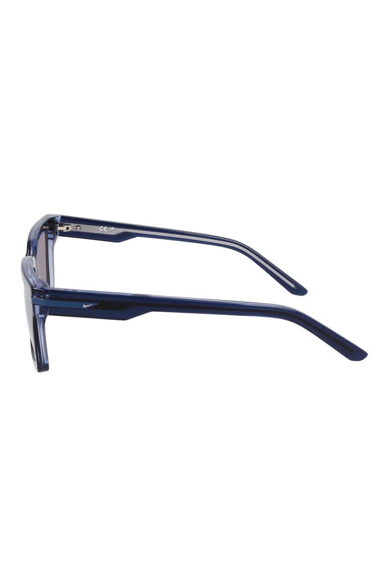 Crescent I 54mm Rectangular Sunglasses, Alternate, color, NAVY / BLUE
