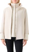 Akris punto 2-in-1 Felted Wool Blend Car Coat