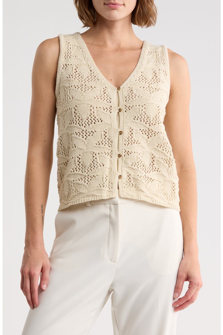 Sanctuary Jasmine Open Knit Vest (Women) | Nordstromrack