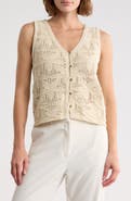 Sanctuary Jasmine Open Knit Vest