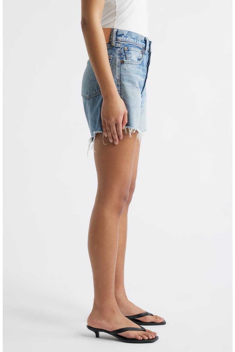 Graterford Long Denim Shorts, Alternate, color, BLUE