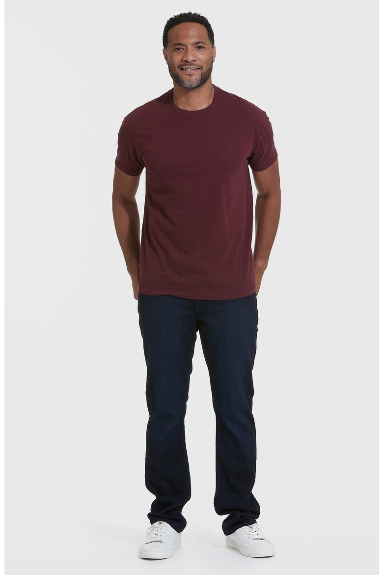 Classic Crewneck T-Shirt, Alternate, color, MAHOGANY
