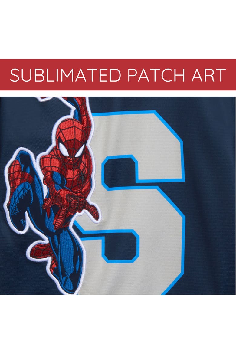 Spider-Man Hockey Jersey, Alternate, color, Navy Red Spider Man