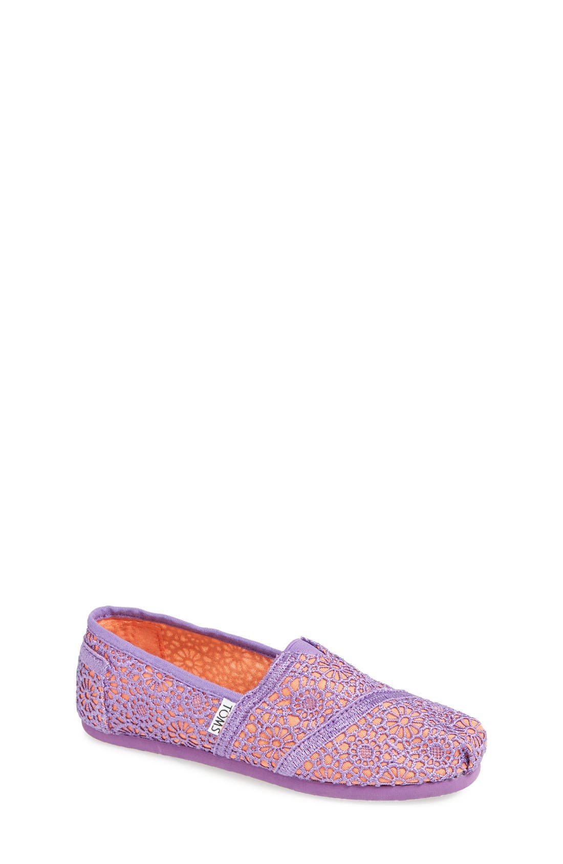 'Classic - Crochet' Slip-On, Main, color, PURPLE