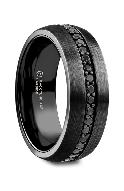 Valiant Sapphire Tungsten Ring
