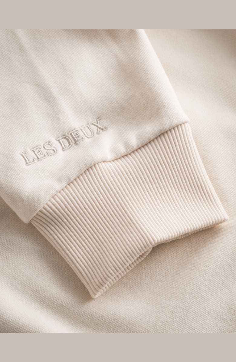 Les Deux Reverse Knit Hoodie, Alternate, color, 