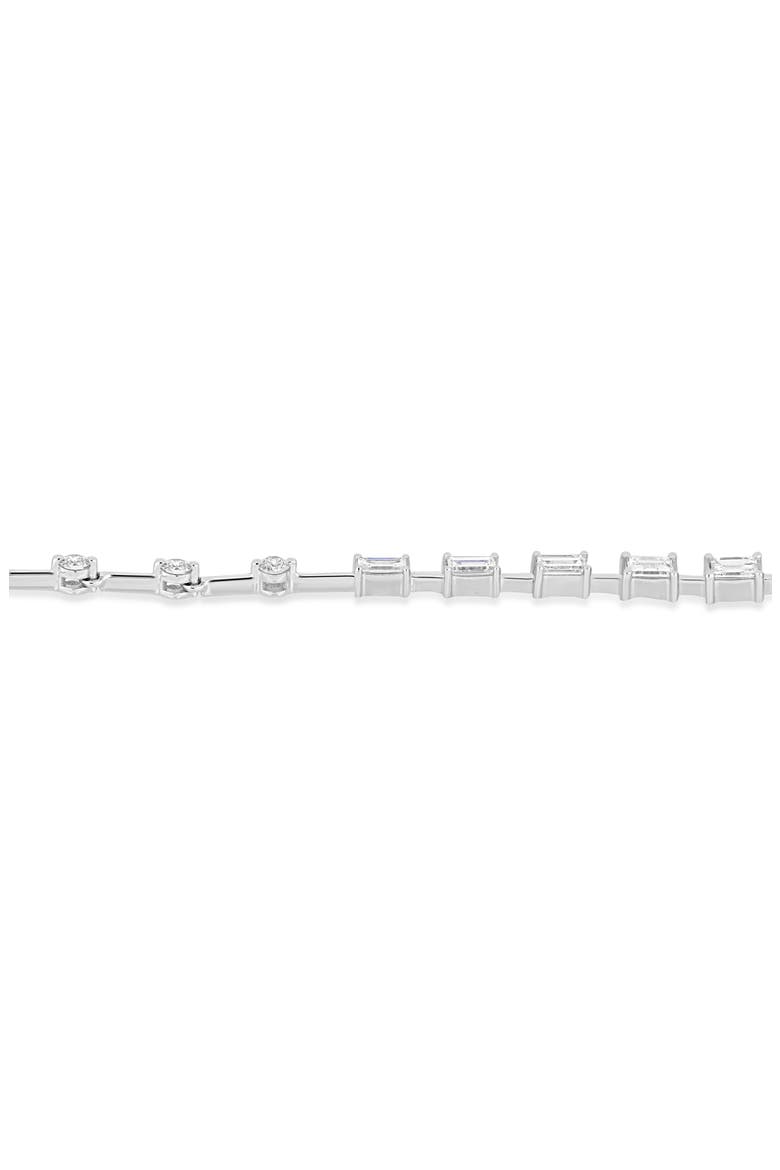 18K Gold Gatsby Diamond Tennis Necklace, 3.00ct. (Online Trunk Show), Alternate, color, 18K WHITE GOLD