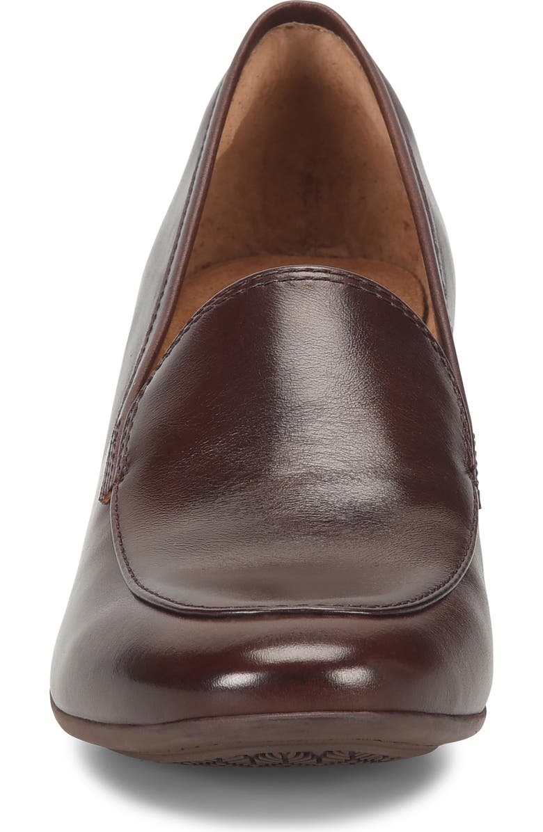 Söfft Lucinda Water Resistant Loafer Pump, Alternate, color, Chocolate