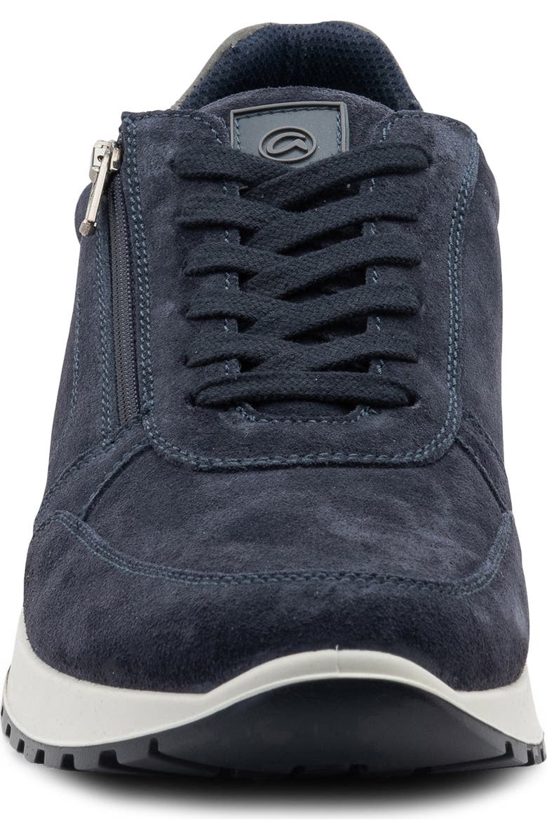 ara Murray Zip Sneaker, Alternate, color, Navy Suede
