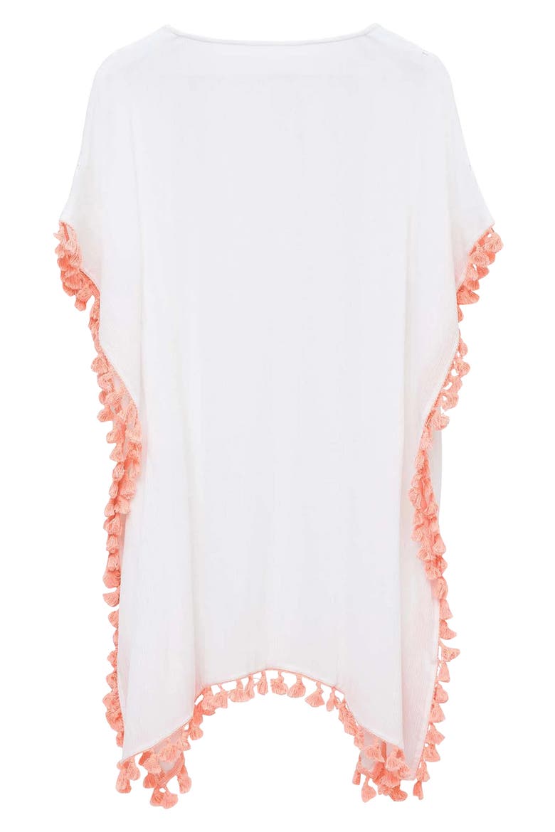 Kids' Tassel Cover-Up, Alternate, color, WHITE