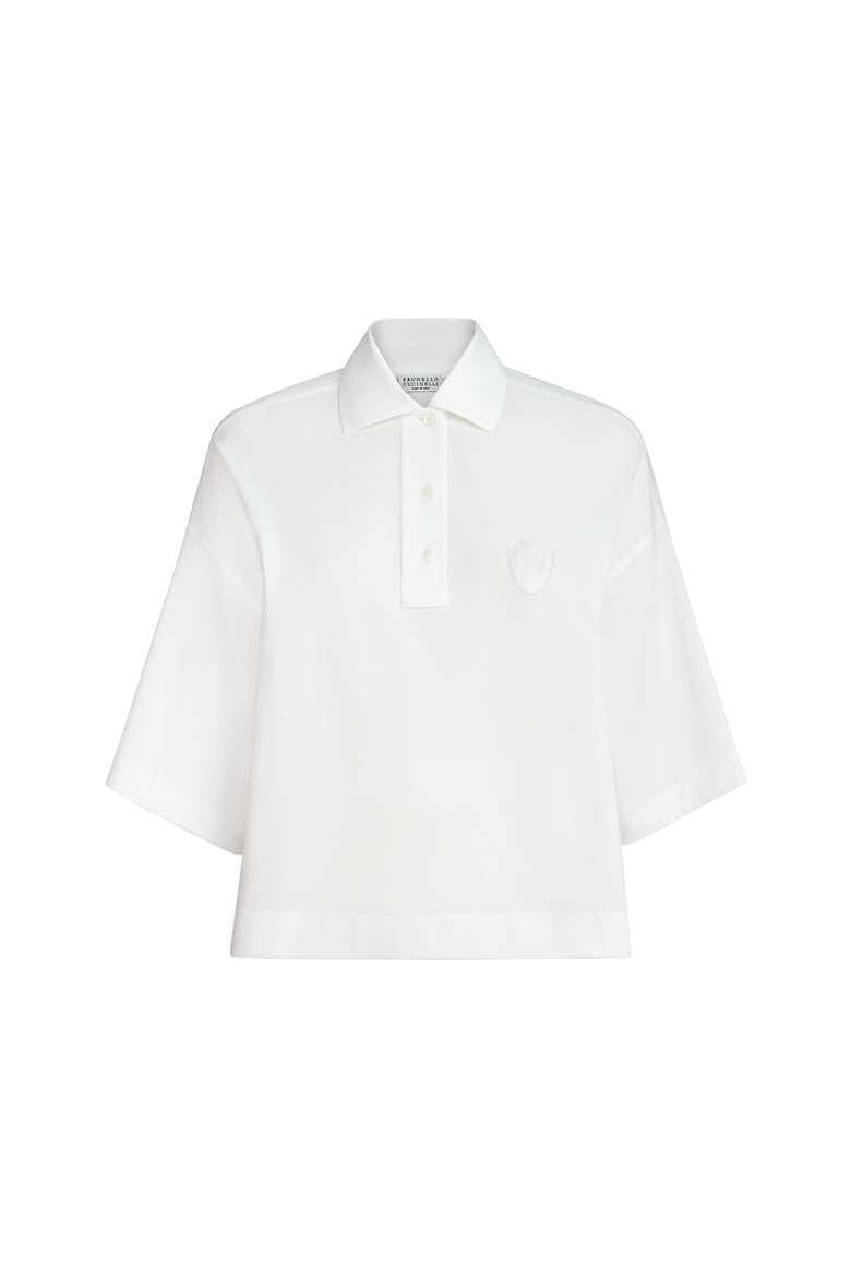 Piqué polo shirt, Alternate, color, White