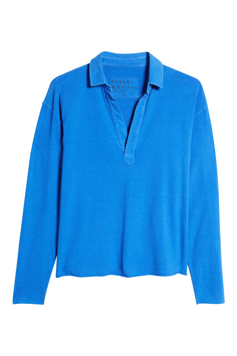 Heritage Jersey Popover Henley, Alternate, color, LAPIS BLUE
