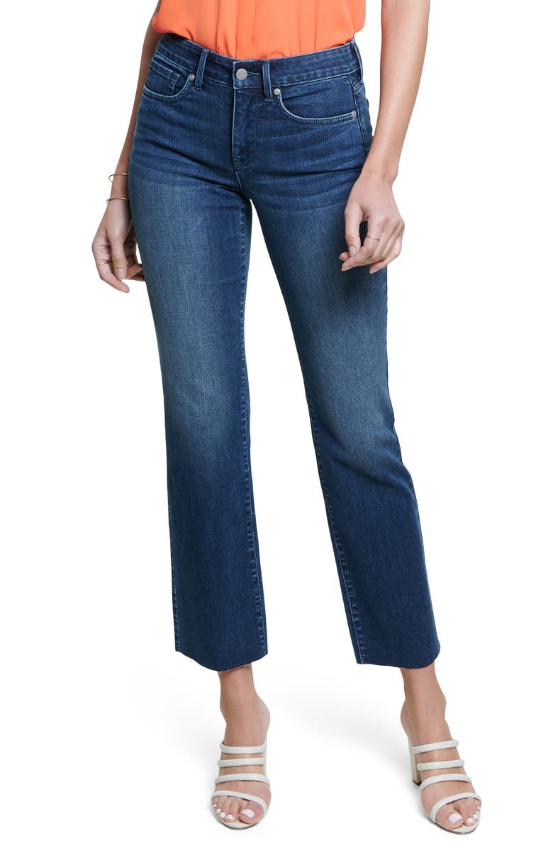 NYDJ Marilyn Raw Hem Ankle Jeans, Main, color, 