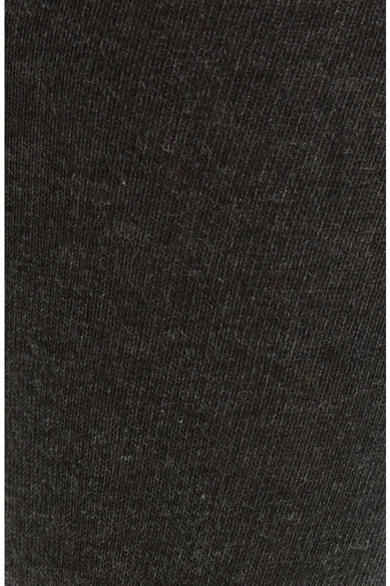 Combed Cotton Blend Dress Socks, Alternate, color, CHARCOAL