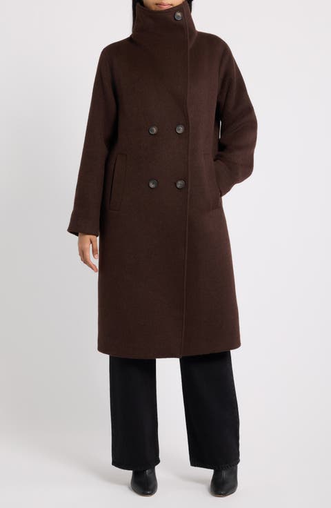 Funnel Neck Coat