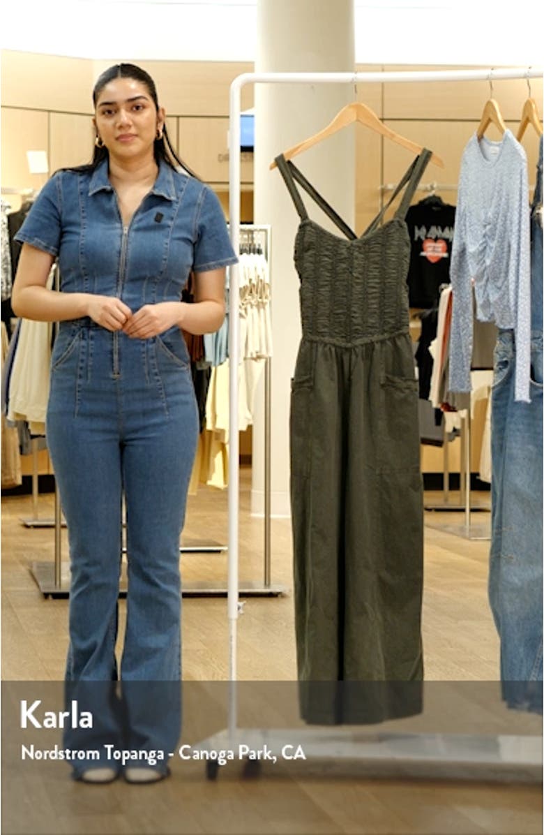 Forever Always Cotton Wide Leg Jumpsuit, sales video thumbnail