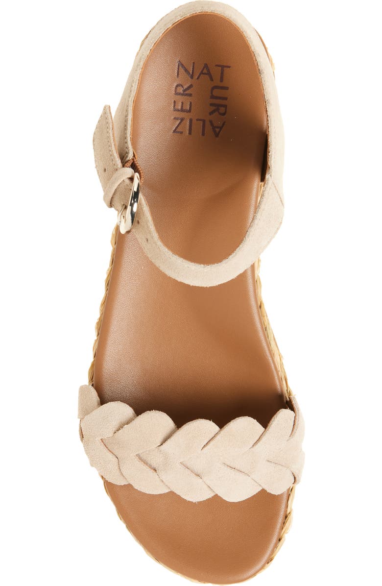 Naturalizer Neila Ankle Strap Platform Sandal, Alternate, color, Deep Porcelain