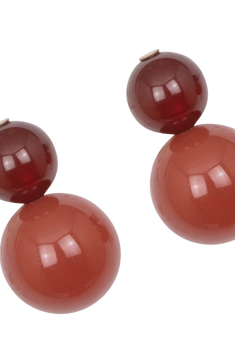 Jennifer Behr Cara Drop Earrings, Alternate, color, Carnelian