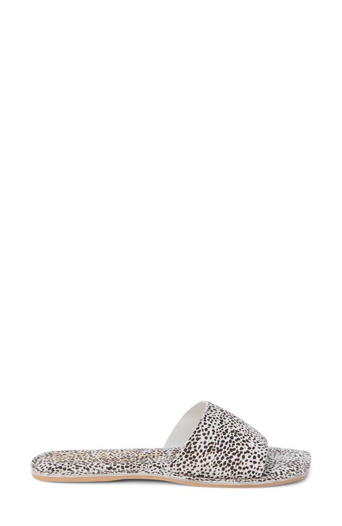 Beach By Matisse Bali Slide Sandal In Black White Spot
