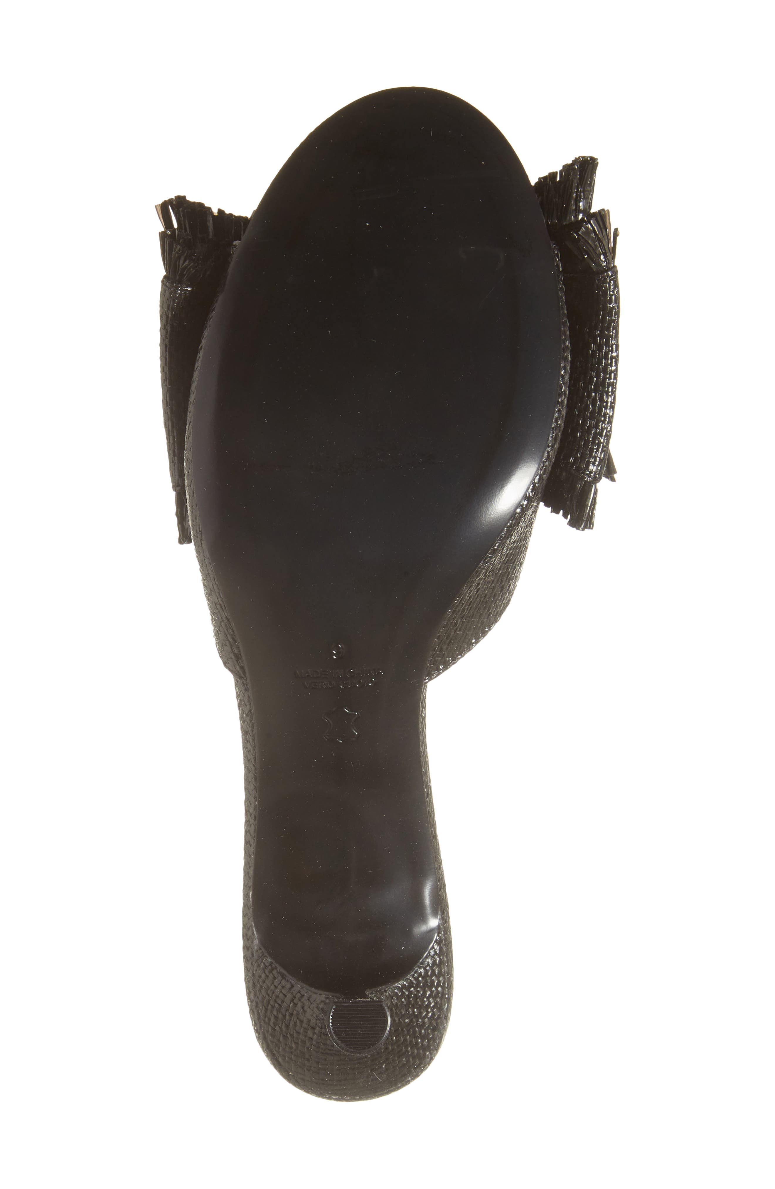 KOKO + PALENKI Kyra Slide Sandal, Alternate, color, Black Raffia