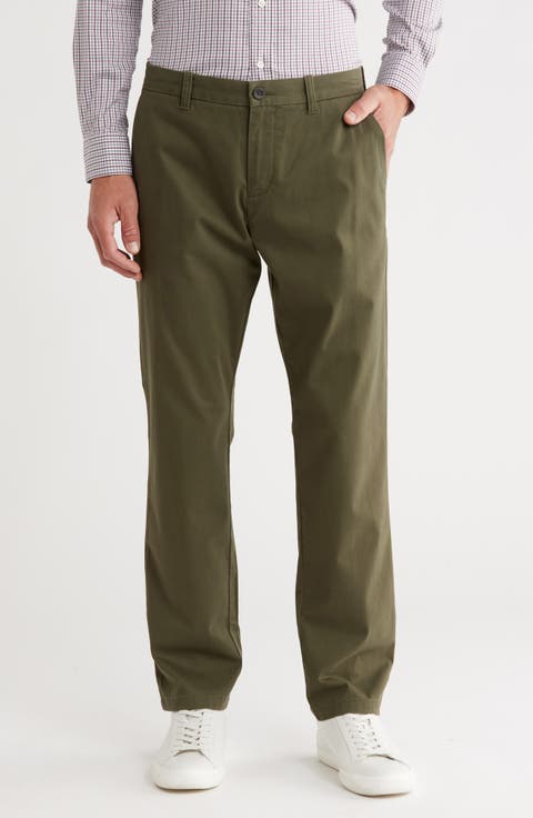 Stretch Cotton Slim Chino Pants