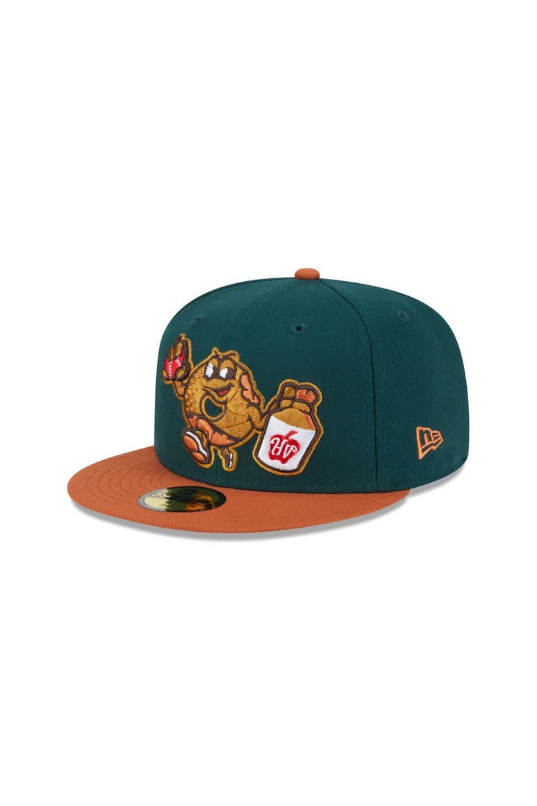 Men's New Era  Green Hudson Valley Renegades Theme Nights 59FIFTY Fitted Hat, Main, color, Green