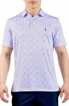 TailorByrd Ditsy Floral Performance Polo