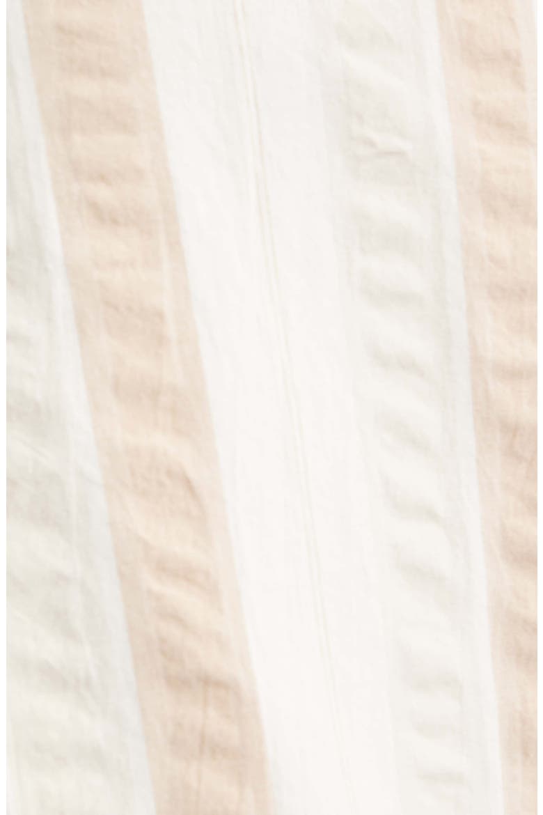 Didicot Stripe Cotton Seersucker Camp Shirt, Alternate, color, ECRU / NATURAL