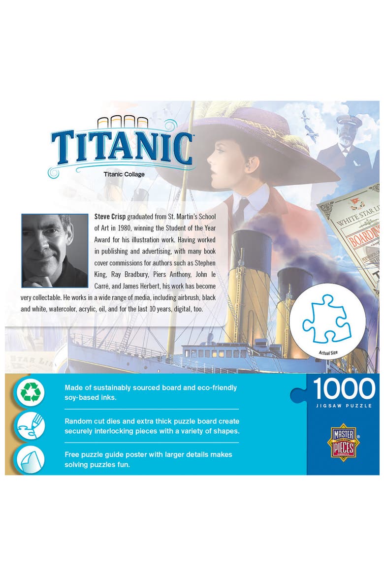Titanic Collage 1000 Piece Jigsaw Puzzle, Alternate, color, Multicolor