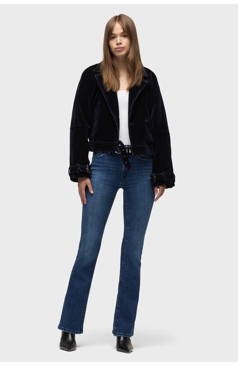 Hudson Jeans Barbara High-Rise Bootcut 32 Inseam, Alternate, color, Leap Year