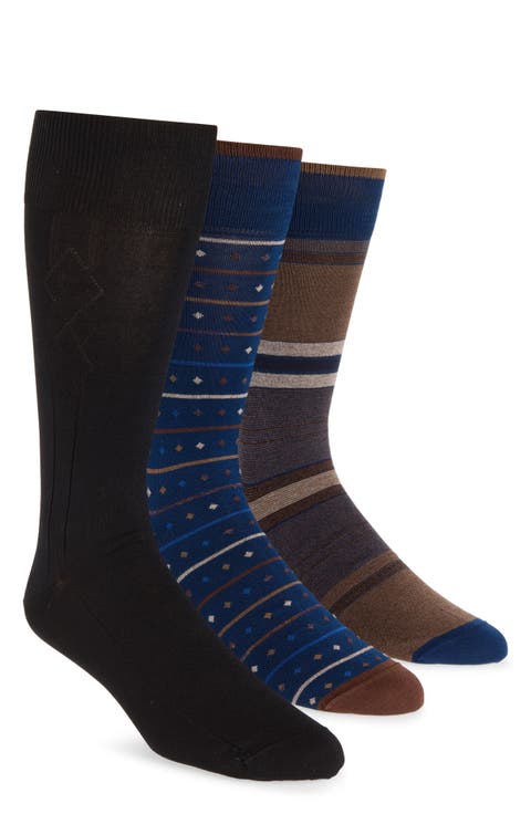 Assorted 3-Pack Dress Socks