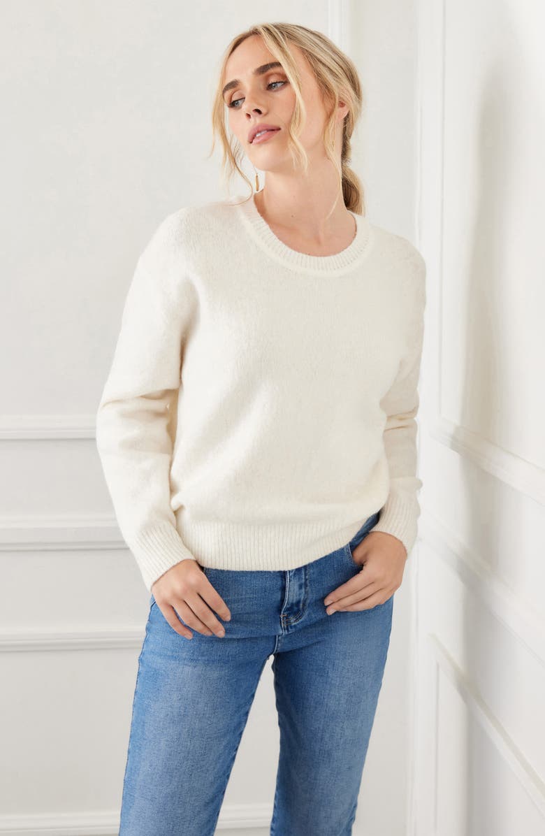 Karen Kane Relaxed Brushed Sweater, Alternate, color,