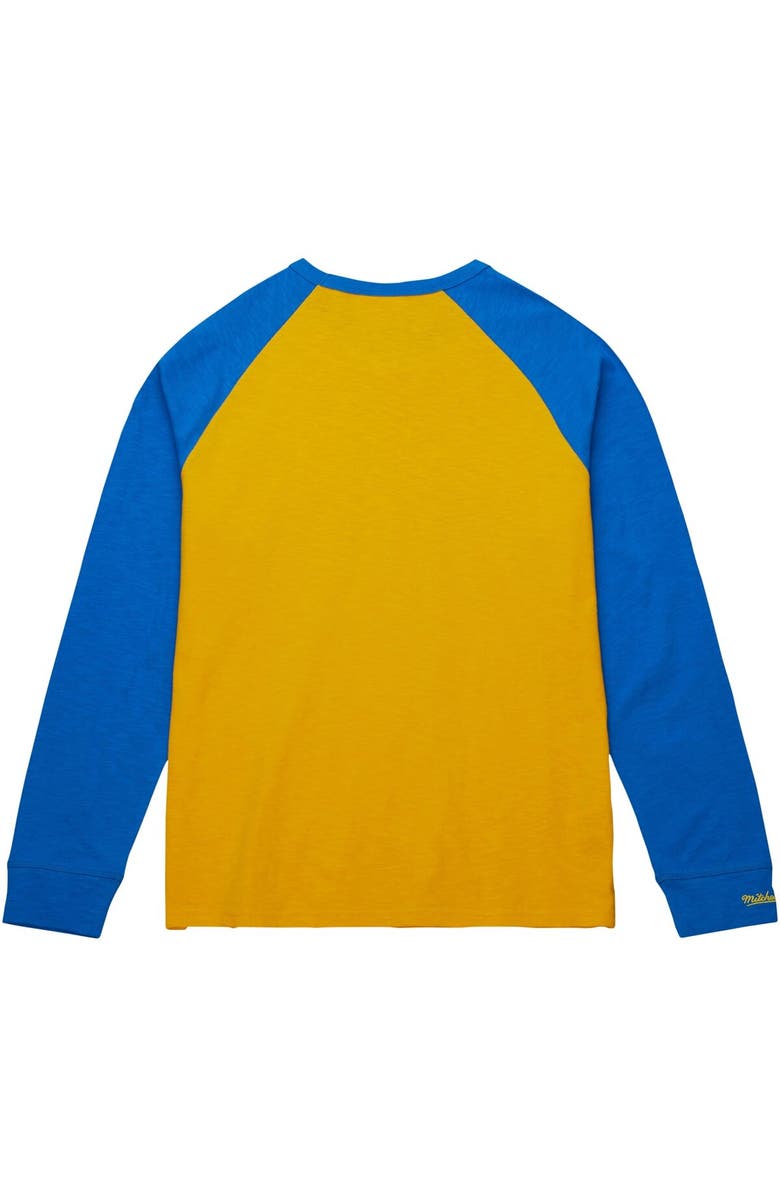 Mitchell & Ness Men's Mitchell & Ness Gold Pitt Panthers Legendary Slub Raglan Long Sleeve T-Shirt, Alternate, color, Gold