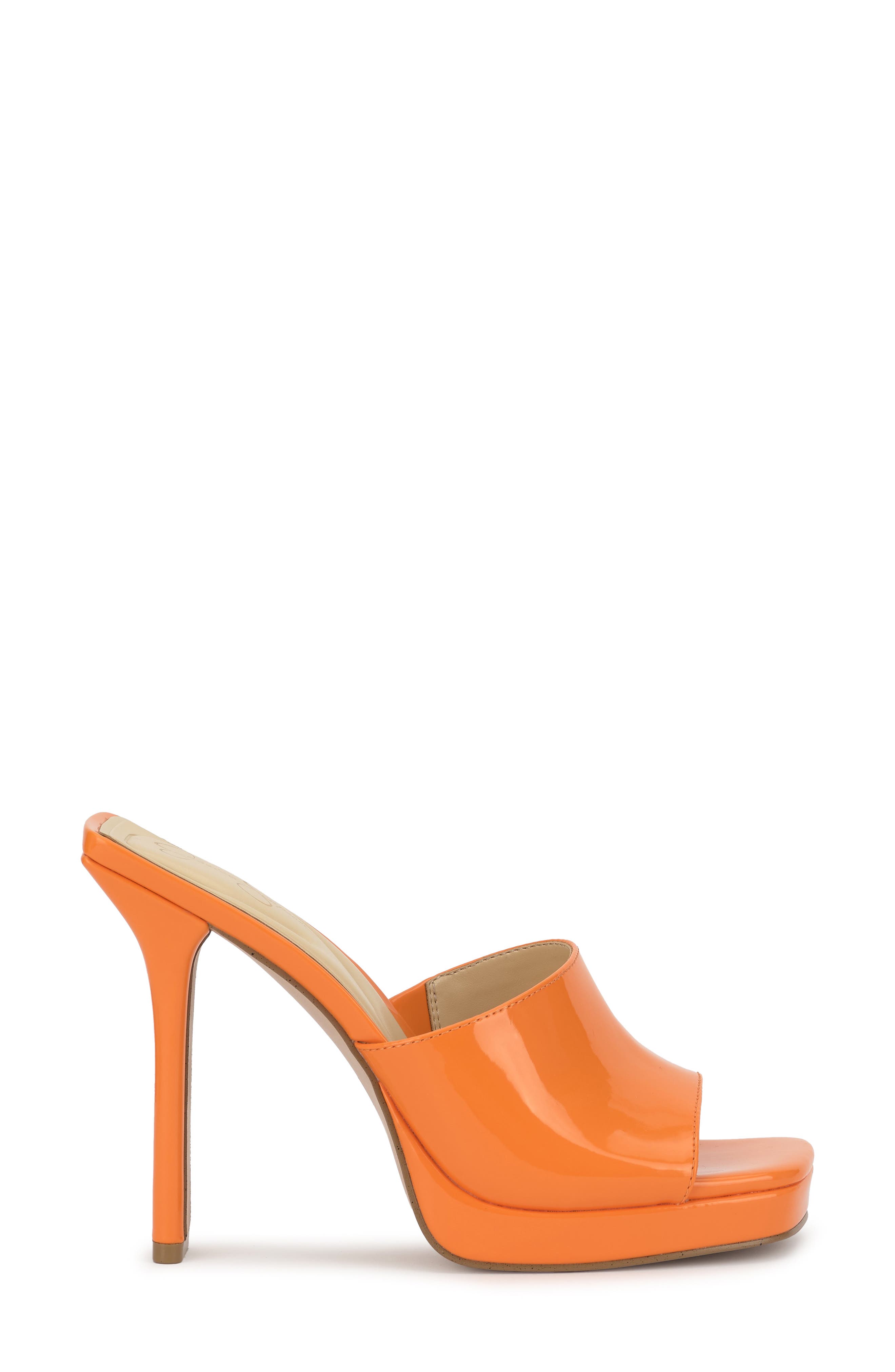 Azelica Platform Slide Sandal, Alternate, color, ORANGE 06