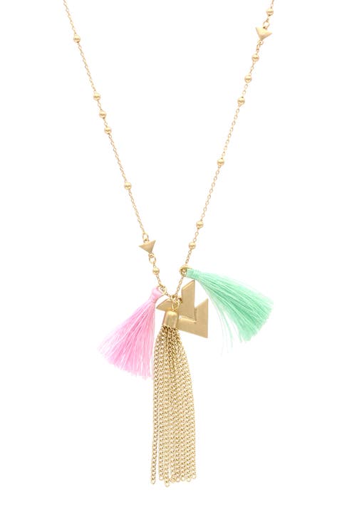 Fara Tassel Pendant Necklace
