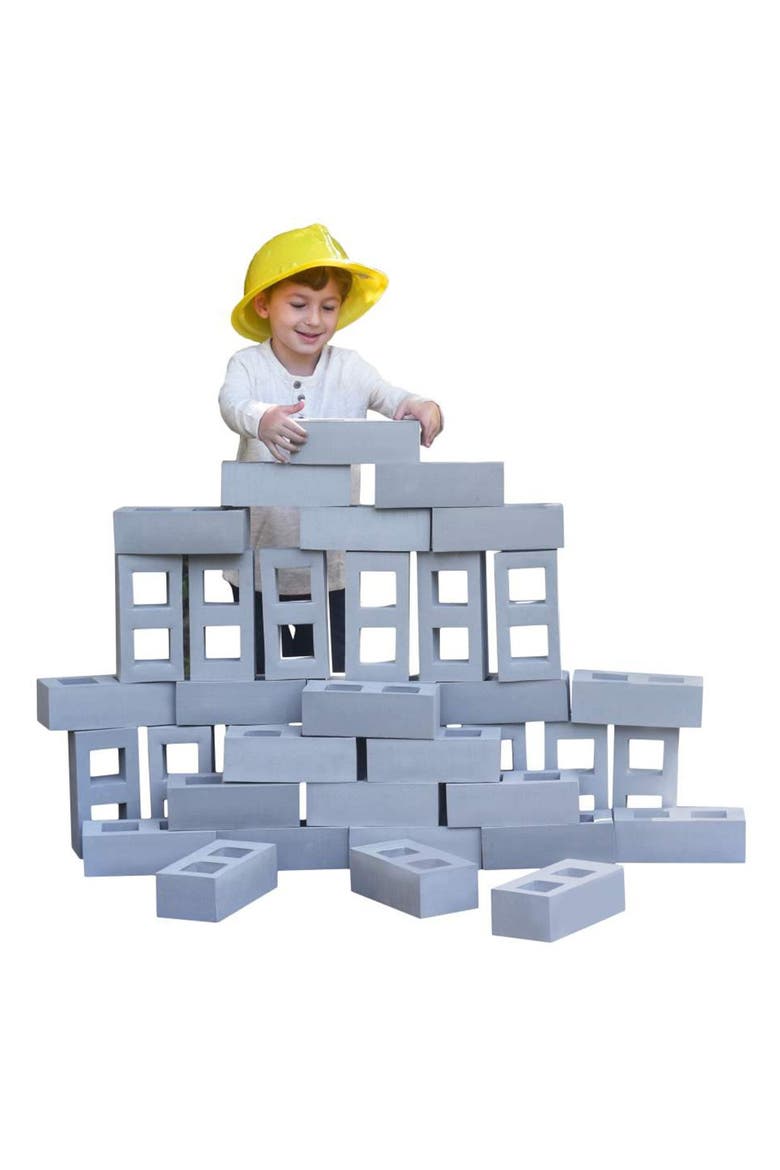 20-Piece Foam Building Block Set, Alternate, color, NO COLOR