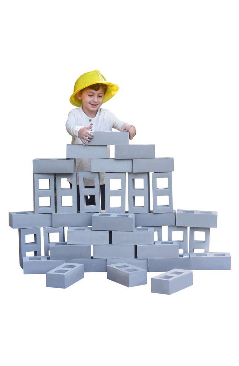 PLAYLEARN 20-Piece Foam Building Block Set, Alternate, color,